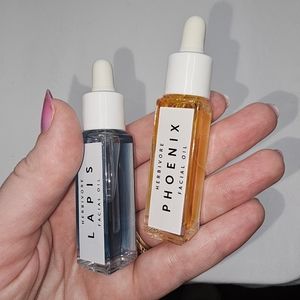 Herbivore Botanicals Face Oil Set, Lapis and Phoenix Bestselling Skincare Serum